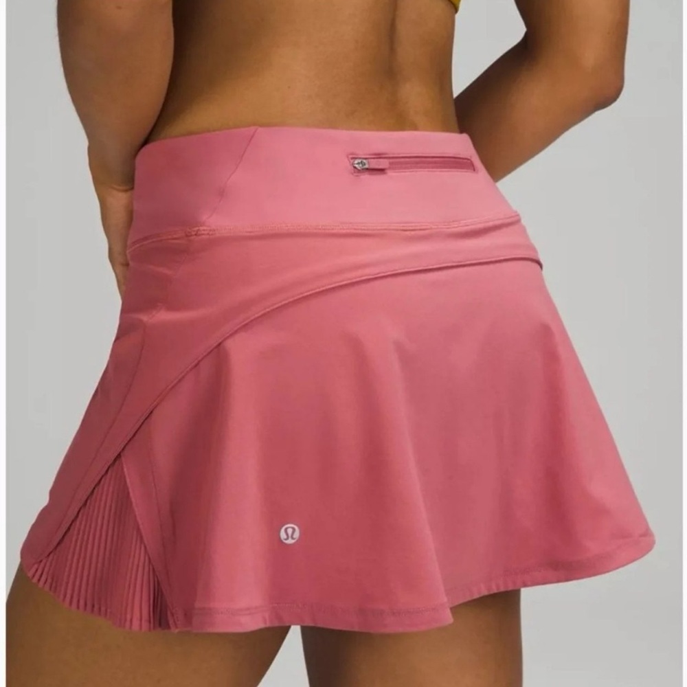 Lululemon Play Off the Pleats Skirt Shorts Skort Womens 8